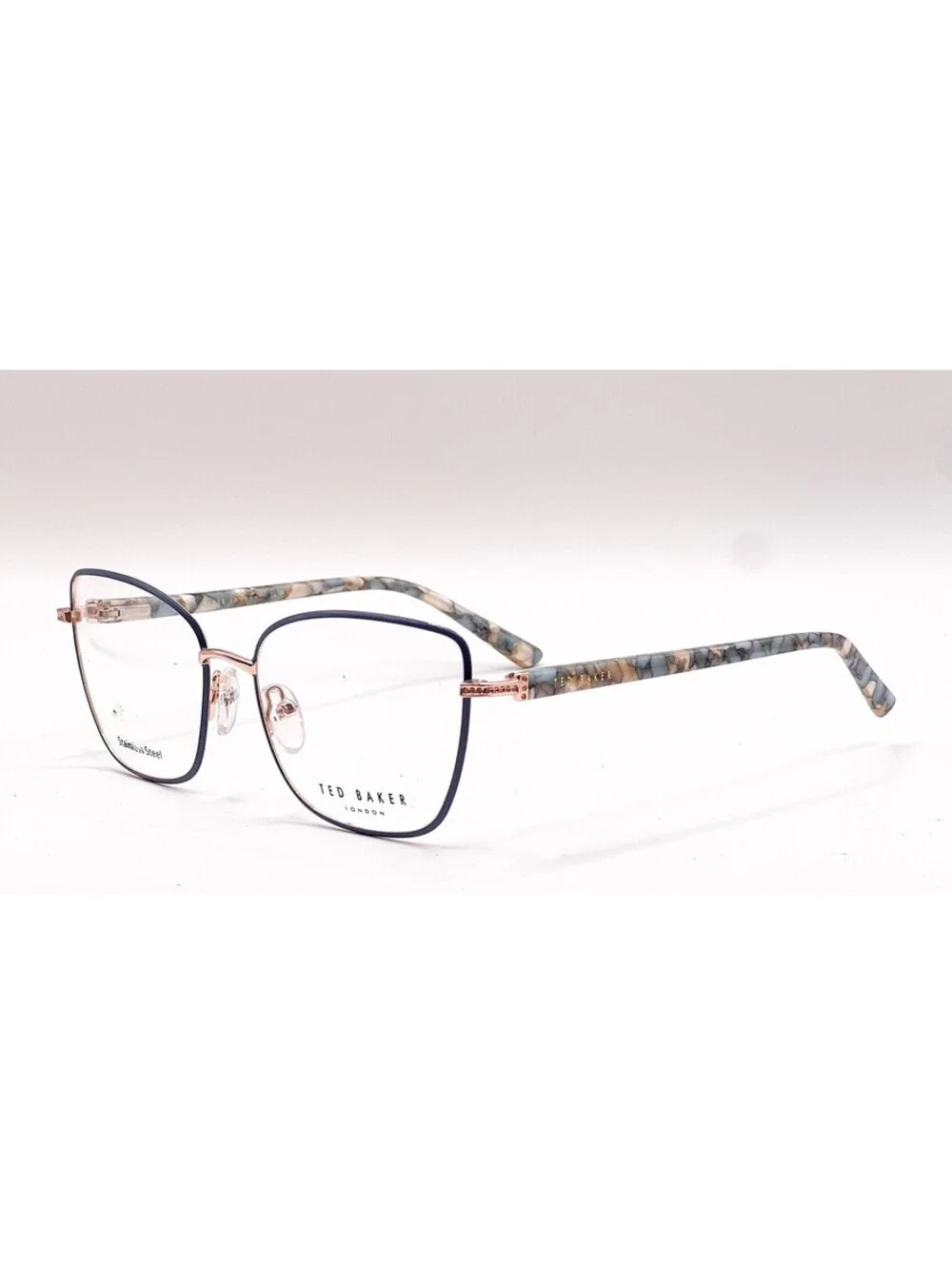 Ted Baker TW508 Gry Gray Cat Eye Authentic Eyeglass Frames 53-16-135